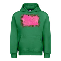 Emerald gemstone pink leopard background Urban Hoodie - JahusDesignShop