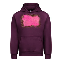 Gemstone Pink Leopard Background Urban Hoodie | Teevron