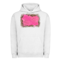 Pigment Lunar Rock gemstone pink leopard background Urban Hoodie - JahusDesignShop