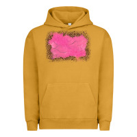 Pigment Peanut Butter gemstone pink leopard background Urban Hoodie - JahusDesignShop