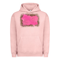 Pigment Salmon gemstone pink leopard background Urban Hoodie - JahusDesignShop