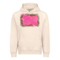 Sandshell gemstone pink leopard background Urban Hoodie - JahusDesignShop