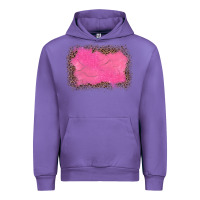 Tulip gemstone pink leopard background Urban Hoodie - JahusDesignShop