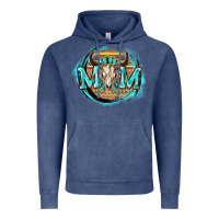 Vintage Denim Aztec mom Mother's Day Vintage Hoodie - FaDigitalArtStudio