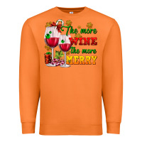 Carrot The more wine the more merry Premium Sweatshirt - AdoDesignShop