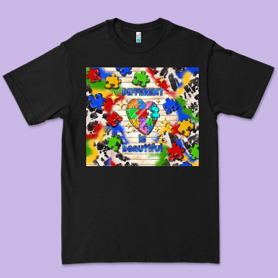 Different Is Beautiful Premium Tee Designed By Tumblerdesignbyshophia