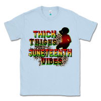 Dusty Blue thick thighs juneteenth vibes cowgirl Classic Tee - CowGirlArtShop