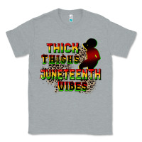 Heather Grey thick thighs juneteenth vibes cowgirl Classic Tee - CowGirlArtShop