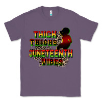 Lavender thick thighs juneteenth vibes cowgirl Classic Tee - CowGirlArtShop