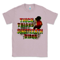 Lilac thick thighs juneteenth vibes cowgirl Classic Tee - CowGirlArtShop