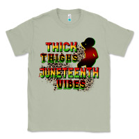 Matcha thick thighs juneteenth vibes cowgirl Classic Tee - CowGirlArtShop