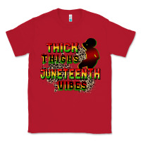 Red thick thighs juneteenth vibes cowgirl Classic Tee - CowGirlArtShop