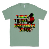 Sage thick thighs juneteenth vibes cowgirl Classic Tee - CowGirlArtShop