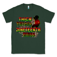 Sports Green thick thighs juneteenth vibes cowgirl Classic Tee - CowGirlArtShop