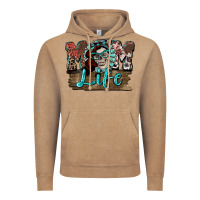Vintage Coffee Mom life skull Mother's Day Vintage Hoodie - FaDigitalArtStudio