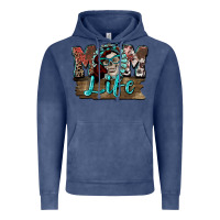 Vintage Denim Mom life skull Mother's Day Vintage Hoodie - FaDigitalArtStudio