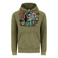Vintage Olive Mom life skull Mother's Day Vintage Hoodie - FaDigitalArtStudio