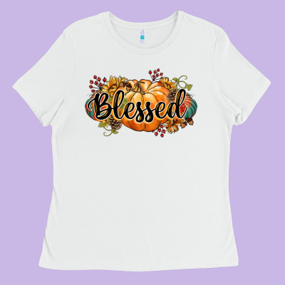 Blessed Ladies Tee Designed By Cowgirlartshop