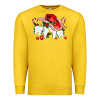 Lemon dental Christmas teeth and candies Premium Sweatshirt - AdoDesignShop