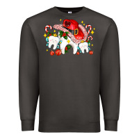 Smoke dental Christmas teeth and candies Premium Sweatshirt - AdoDesignShop