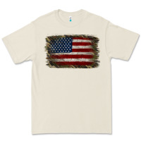 Bone Camouflage Usa Flag Background Premium Tee - Jasminsmagicworld