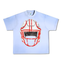 Grape Ice football helmet fa element Urban Heavy Tee - FaDigitalArtStudio