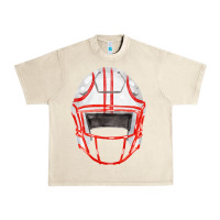 Sandshell football helmet fa element Urban Heavy Tee - FaDigitalArtStudio