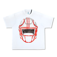 White football helmet fa element Urban Heavy Tee - FaDigitalArtStudio