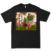 Black camping is my happy place Premium Tee - TumblerDesignByShophia
