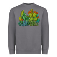 Storm watercolor cactus Heavyweight Sweatshirt - BarkalooDesign