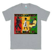 Heather Grey rosa sat so ruby could walk so kamala could run tu Classic Tee - CowGirlArtShop