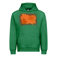 Emerald gemstone orange leopard background Urban Hoodie - JahusDesignShop