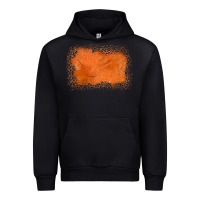 Foreset Green gemstone orange leopard background Urban Hoodie - JahusDesignShop