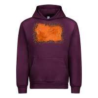 Gemstone Orange Leopard Background Urban Hoodie | Teevron