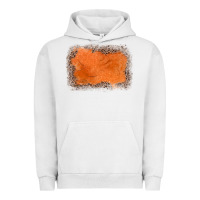 Pigment Lunar Rock gemstone orange leopard background Urban Hoodie - JahusDesignShop