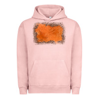 Pigment Salmon gemstone orange leopard background Urban Hoodie - JahusDesignShop