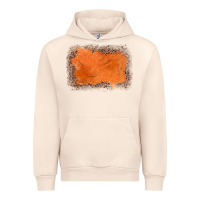 Sandshell gemstone orange leopard background Urban Hoodie - JahusDesignShop