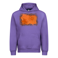 Tulip gemstone orange leopard background Urban Hoodie - JahusDesignShop