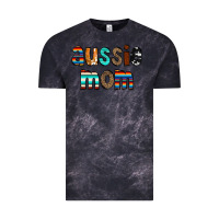 Cloud Black Aussie mom Vintage Tee - CowCowDesign