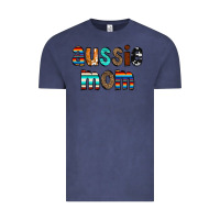 Vintage Denim Aussie mom Vintage Tee - CowCowDesign