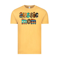 Vintage Mustard Aussie mom Vintage Tee - CowCowDesign
