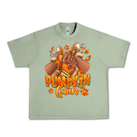 Oil Green Pumpkin queen Fall black girl sneakers Urban Heavy Tee - RanaPortraitStore