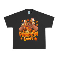 Pigment Black Pumpkin queen Fall black girl sneakers Urban Heavy Tee - RanaPortraitStore