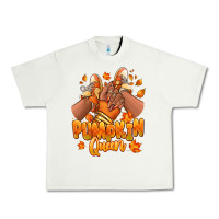 Pistachio Pumpkin queen Fall black girl sneakers Urban Heavy Tee - RanaPortraitStore