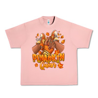 Pumpkin Queen Fall Black Girl Sneakers Urban Heavy Tee | Teevron
