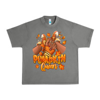 Tornado Pumpkin queen Fall black girl sneakers Urban Heavy Tee - RanaPortraitStore