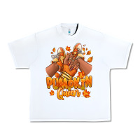 White Pumpkin queen Fall black girl sneakers Urban Heavy Tee - RanaPortraitStore