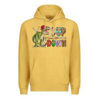 Antique Gold 3 up 3 down rex Premium Hoodie - CowhideDigitalArt