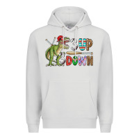 Dove Grey 3 up 3 down rex Premium Hoodie - CowhideDigitalArt