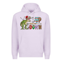Lilac 3 up 3 down rex Premium Hoodie - CowhideDigitalArt